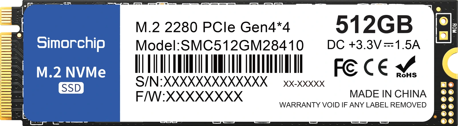 Industrial M.2 2280 PCIe Gen4 solid-state drive