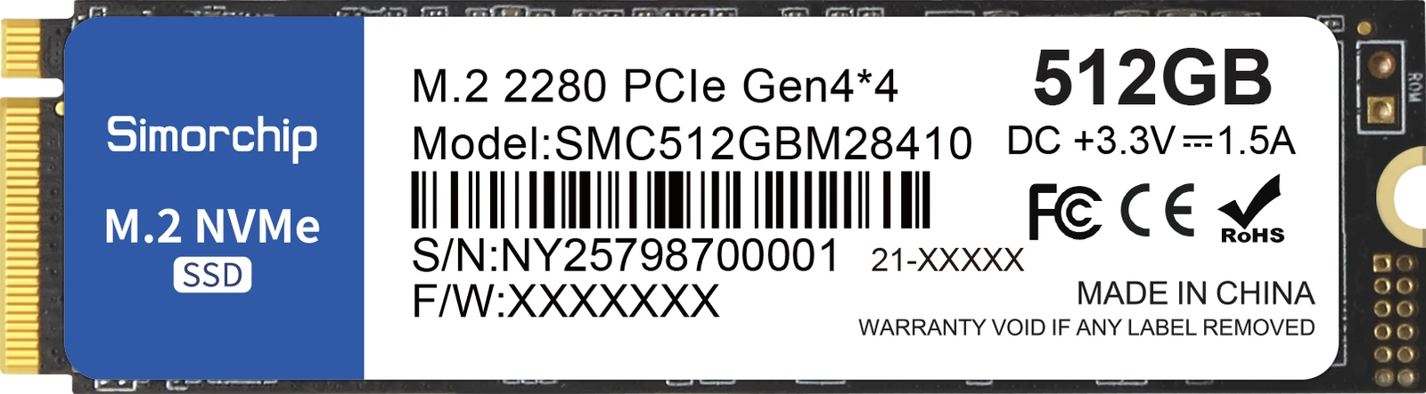 Industrial M.2 2280 PCIe Gen4 solid state drive