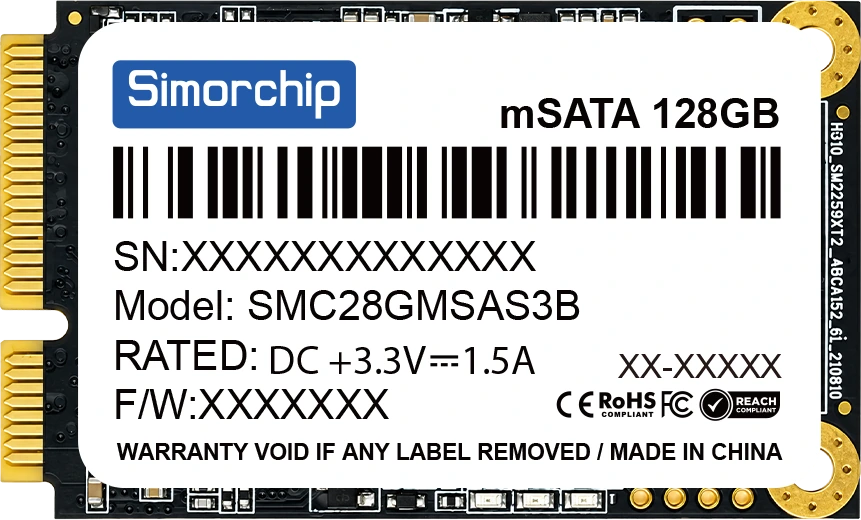 SIMORCHIP mSATA solid-state drive